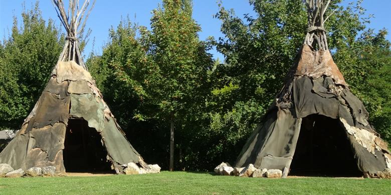 Paléosite in der nahe von Laguna Lodge Residence am Atlantikküste Frankreich