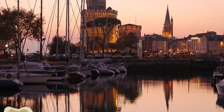 Hafen La Rochelle in der Nähe von Laguna Lodge Résidence am Atlantikküste Frankreich