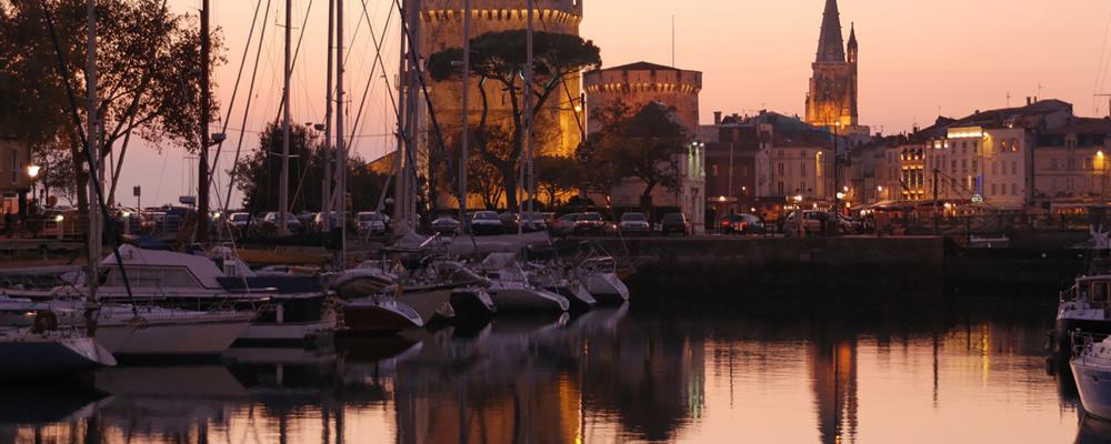 Hafen La Rochelle in der Nähe von Laguna Lodge Résidence am Atlantikküste Frankreich