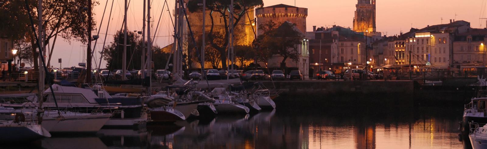 Hafen La Rochelle in der Nähe von Laguna Lodge Résidence am Atlantikküste Frankreich