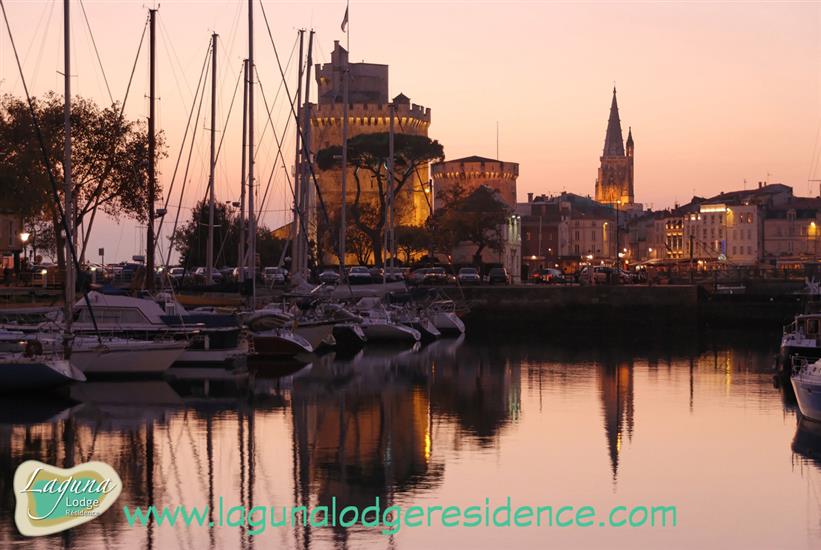 Hafen La Rochelle in der Nähe von Laguna Lodge Résidence am Atlantikküste Frankreich