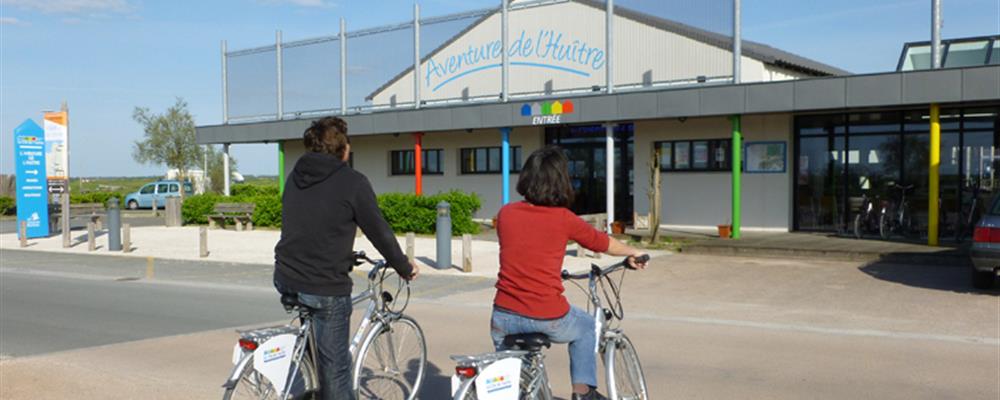 Zugang Cité de l'Huître in Marennes in der Nähe von Laguna Lodge Résidence am Atlantikküste Frankreich