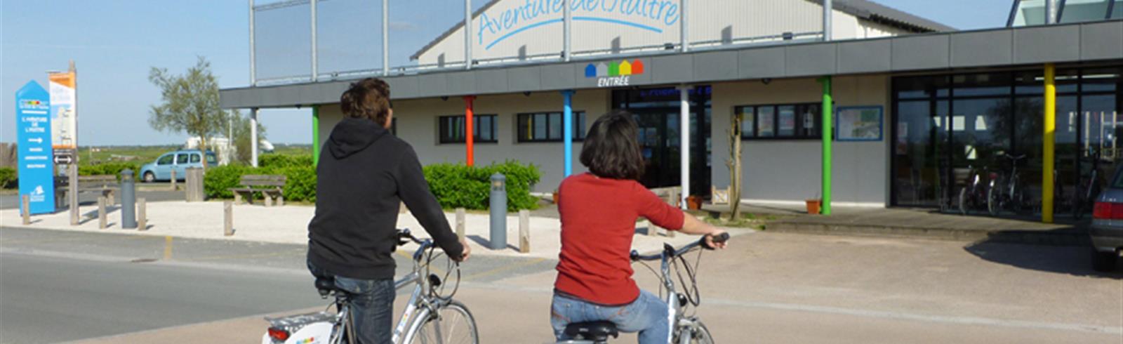 Zugang Cité de l'Huître in Marennes in der Nähe von Laguna Lodge Résidence am Atlantikküste Frankreich