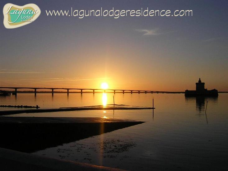 Sonnenuntergang -  Île d'Oléron-Brücke - Atlantikküste Frankreich